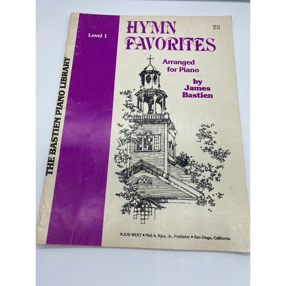 Hymn Favorites Level 1 James Bastien Arranged for Piano WP44 Sheet Music